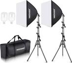 700 W lichtbakken x 2 | Softbox | GRATIS LEVERING, Lamp of Flitsset, -, Verzenden, -