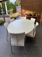 Eettafel Joli Elyps, Huis en Inrichting, Tafels | Eettafels, Ophalen, Vijf personen of meer, Ovaal, Glas