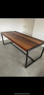 Houten eettal L210xB100xH76, Huis en Inrichting, Tafels | Eettafels, Ophalen, Zo goed als nieuw