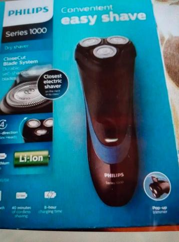 Un rasoir NEUF Philips Shaver séries 1000 rasoir 2 en 1, Enlèvement ou Envoi, Neuf, Rasage ou Épilation