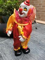 Oude muzikale clown met opwind mechanisme, Verzamelen, Beelden en Beeldjes, Ophalen of Verzenden, Zo goed als nieuw