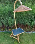 Vintage booglamp rotan., Tuin en Terras, Ophalen