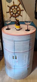 Bar + twee Design barkrukken Mc Guire 'Wheat Sheaf' te koop., Huis en Inrichting, Ophalen, Gebruikt