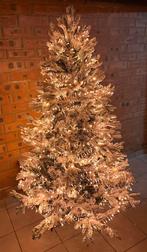 Witte kerstboom 180 cm + extra warme witte lichtslinger 3m, Ophalen, Nieuw