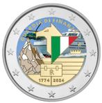 2 euro Italië 2024 Guardia di Finanza gekleurd, Postzegels en Munten, Munten | Europa | Euromunten, 2 euro, Italië, Ophalen of Verzenden