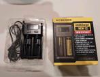 Chargeur batterie 18650 nitecore, Ophalen of Verzenden, Nieuw