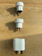 3 Global Travel Reisstekkers / Adapters – World to Belgium, Elektronische apparatuur, Ophalen of Verzenden, Gebruikt