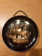 Retro/Vintage wanddecoratie - zeilschip in reliëf, Antiek en Kunst, Ophalen of Verzenden