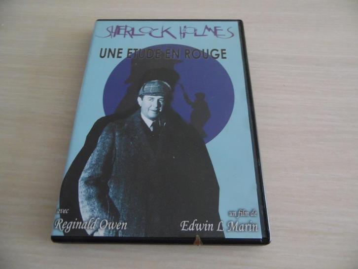 SHERLOCK HOLMES: EEN STUDIE IN HET ROOD, Cd's en Dvd's, Dvd's | Thrillers en Misdaad, Zo goed als nieuw, Detective en Krimi, Alle leeftijden