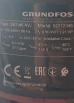 Grundfos 92712346 regenwaterpomp, Tuin en Terras, Waterpompen, Ophalen, Gebruikt, Elektrisch, Dompelpomp