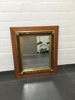 Mooie oude spiegel 70 x 61 cm, Huis en Inrichting, Woonaccessoires | Spiegels, Ophalen, Gebruikt, Minder dan 100 cm, Rechthoekig