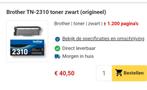 Brother TN 2310 origineel toner, Computers en Software, Ophalen, Zo goed als nieuw