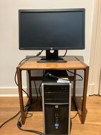 PC ordinateur bureau HP + Écran, Zo goed als nieuw