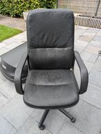Fauteuil de bureau en simili cuir noir, Enlèvement, Utilisé, Chaise