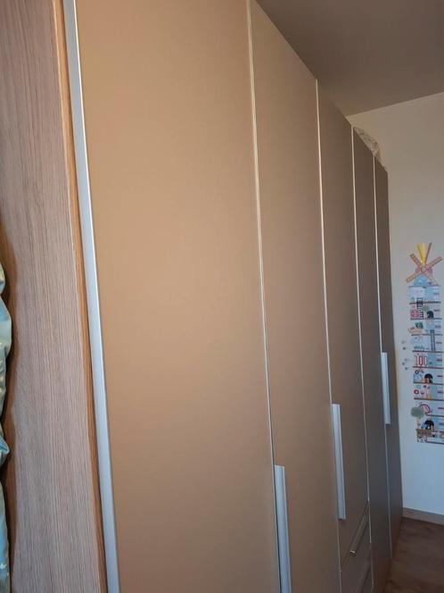Volledige slaapkamer mTaupe.  ook apart te koop, Huis en Inrichting, Slaapkamer | Complete slaapkamers, Zo goed als nieuw, Tweepersoons