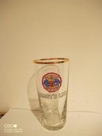 Oud geverfd bierglas Lamot's Lux 33 Ctl acide, Overige merken, Glas of Glazen, Ophalen of Verzenden, Zo goed als nieuw