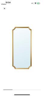 Grand miroir doré, Maison & Meubles, Accessoires pour la Maison | Miroirs, Enlèvement, Comme neuf