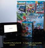 Pack Wii U - Mario Kart 8 complet + 3 jeux + 1 manette, Games en Spelcomputers, Spelcomputers | Nintendo Wii U, Gebruikt, Ophalen of Verzenden