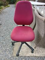 Chaise de bureau bordeaux, Enlèvement, Utilisé, Rouge, Chaise de bureau