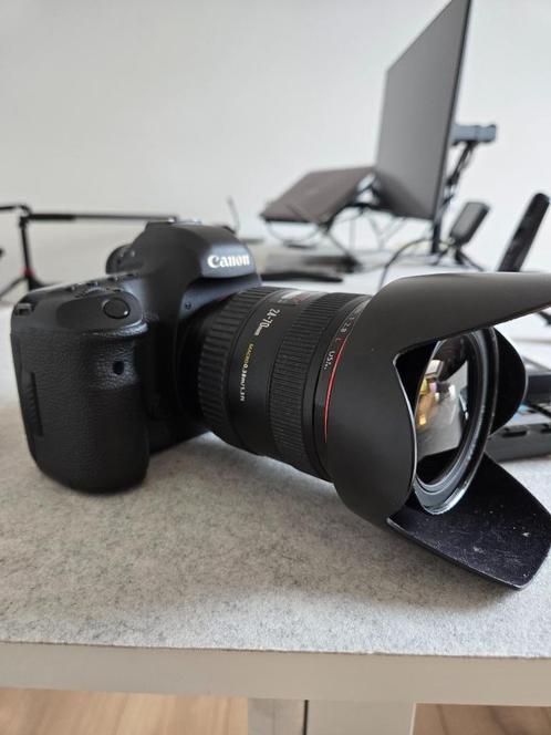 Canon 5D Mark III + Canon 24-70mm f/2.8L USM - in topstaat!, Audio, Tv en Foto, Fotocamera's Digitaal, Zo goed als nieuw, Spiegelreflex