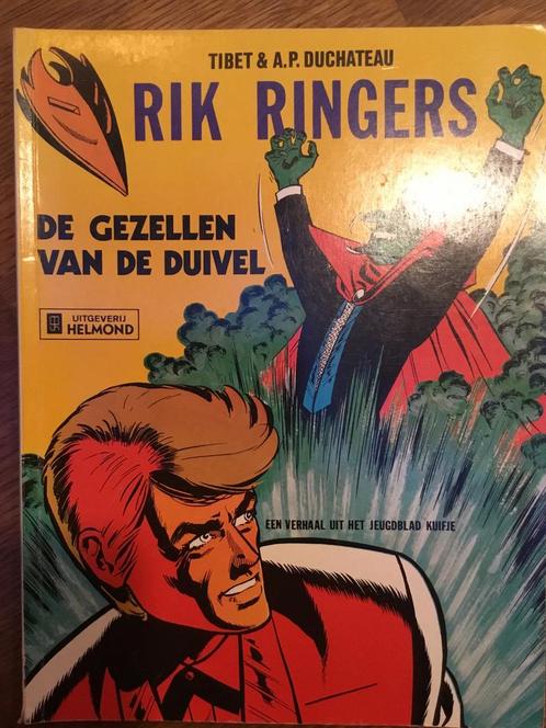 4 stripboeken “Rik Ringers”, Livres, BD, Utilisé, Enlèvement ou Envoi