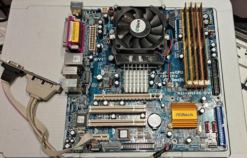 ASRock AliveNF4G-DVI Moederbord, Computers en Software, Moederborden, Gebruikt, AMD, DDR2, Ophalen