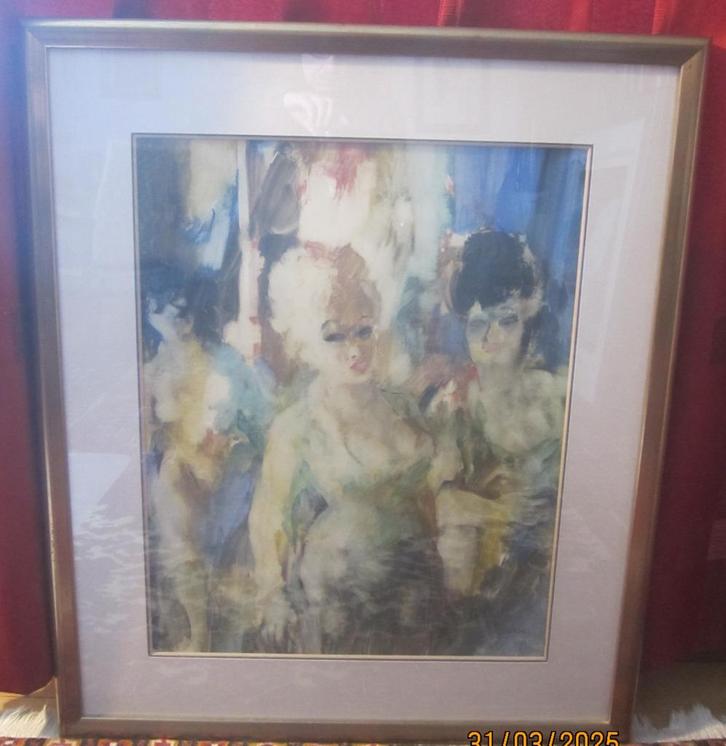 "Courtesanes" - Raphael de Buck, Antiek en Kunst, Kunst | Schilderijen | Klassiek, Ophalen