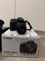 Canon EOS 2000D Kit (EF-S 18-55 mm), Spiegelreflex, Canon, Nieuw, Ophalen of Verzenden