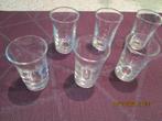 Verres (6) à shot ou verrines (6) apéritives en verre., Enlèvement ou Envoi, Comme neuf, Verres et Verres à shot
