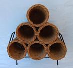 Wijnrek in Rotan, Huis en Inrichting, Woonaccessoires | Wijnrekken, Ophalen of Verzenden, Zo goed als nieuw