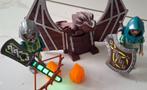 PLAYMOBIL kleine katapult ridder groene draak, Ophalen of Verzenden, Zo goed als nieuw, Complete set