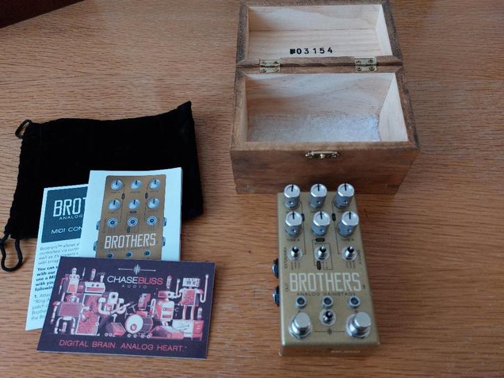 Chase Bliss Audio Brothers (mint), Muziek en Instrumenten, Effecten, Zo goed als nieuw, Distortion, Overdrive of Fuzz, Ophalen of Verzenden