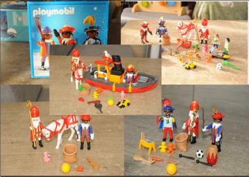 sint playmobil sets thema sinterklaas en zwarte piet disponible aux enchères