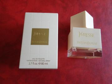 Collection Flacon VIDE "Y-S-L"  Yvresse carré 80 ml ancien. beschikbaar voor biedingen