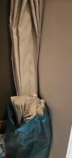 5 vouwgordijnen over te nemen (prijs overeen te komen), Ophalen, Gebruikt, 200 cm of meer, Beige