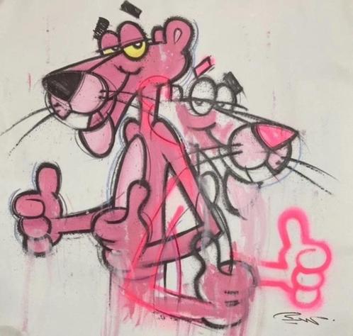 MR OREKE: uniek werk op canvas, Antiek en Kunst, Kunst | Schilderijen | Modern, Ophalen of Verzenden