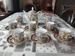 Koffieservies  6 pers,met koffiekan,melkkan,suikerpoy, Antiek en Kunst, Ophalen of Verzenden