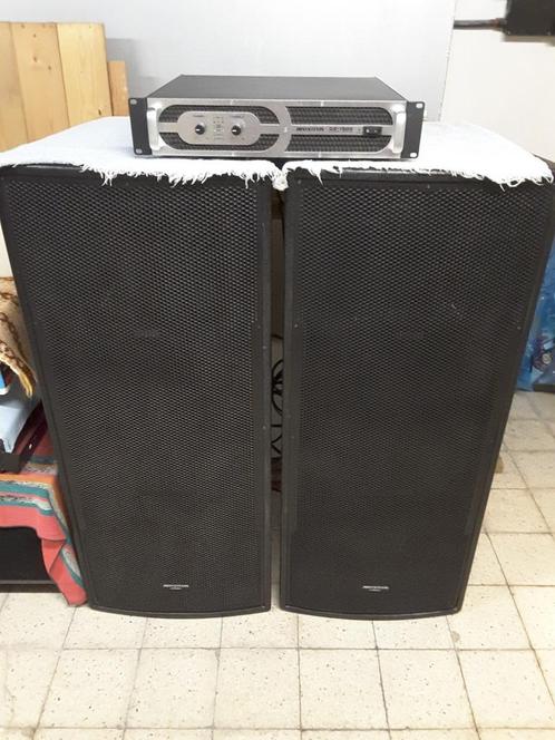2 vibe 30 mk2 + bijhorende d2-1500 versterker, Audio, Tv en Foto, Luidsprekerboxen, Zo goed als nieuw, Ophalen
