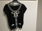 T-shirt zwart/wit maat M, Kleding | Dames, Ophalen of Verzenden, Zo goed als nieuw, Maat 38/40 (M), Wit