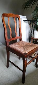 Antieken stoel met biezen zitting, Ophalen