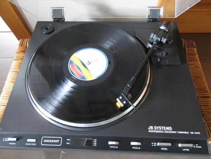 JB SYSTEM PROFESSIONAL QS-3345 platenspeler, Audio, Tv en Foto, Platenspelers, Pitch-regelaar, Ophalen of Verzenden