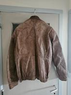 Lederen herenjas, Vêtements | Hommes, Vestes | Hiver, Enlèvement ou Envoi, Porté, Taille 48/50 (M), Brun