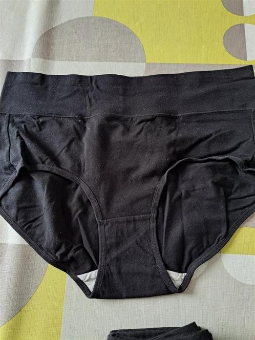 5 slips met extra bescherming, Kleding | Dames, Ondergoed en Lingerie, Slip, Zwart, Ophalen of Verzenden