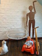 chaise vintage en rotin pour enfants, Enlèvement, Maison et Meubles