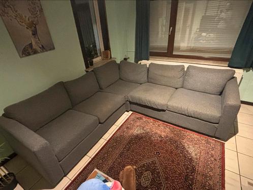 Hoekzetel, Huis en Inrichting, Zetels | Complete zithoeken, Zo goed als nieuw, Kunststof, Stof, Ophalen