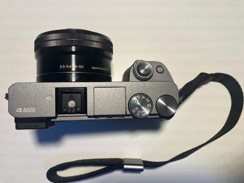Sony A6000 + 16-50mm powerzoom + toebehoren, Audio, Tv en Foto, Fotocamera's Digitaal, Zo goed als nieuw, Spiegelreflex, Sony