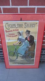 Reclame affiche voor fietsen "The Select", Ophalen of Verzenden, Zo goed als nieuw
