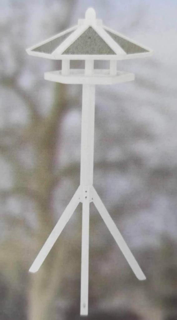 Mangeoire Sur Pied Type Rond Blanc, Jardin & Terrasse, Maisons & Bains d'oiseaux, Neuf, Enlèvement
