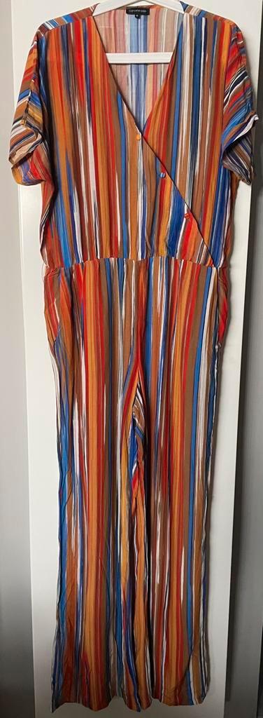 Caroline Biss 42 kleurrijke Jumpsuit Nieuwstaat, Kleding | Dames, Jumpsuits, Zo goed als nieuw, Maat 42/44 (L), Overige kleuren
