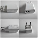 Universele USB-oplaadaansluiting met 2 USB-aansluitingen - F, Ophalen of Verzenden, Zo goed als nieuw